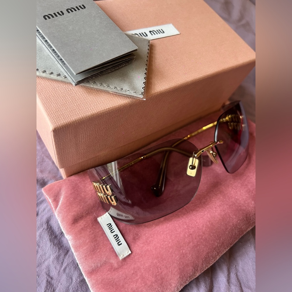 Miu miu runway sunglasses BNIB